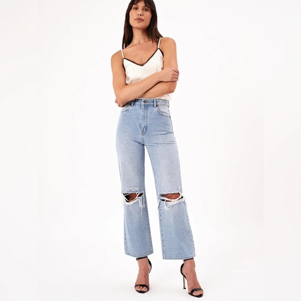 Rolla’s Jean Ankle High Waisted Old Stone Worn Size 29